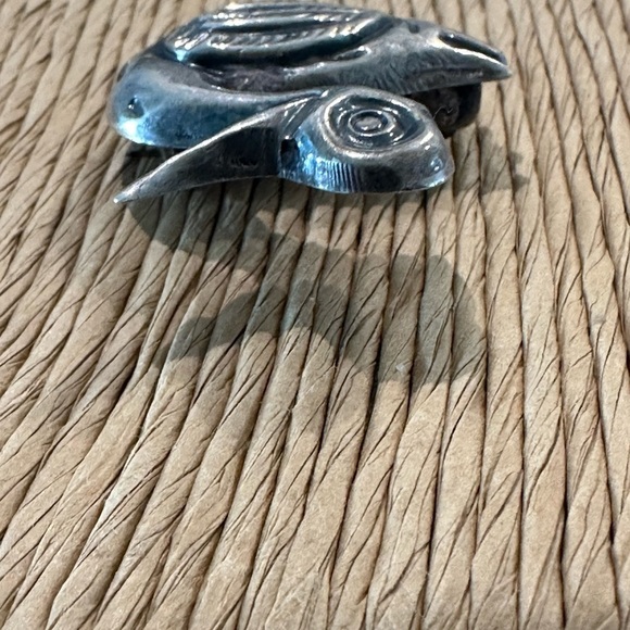 DUCK/BIRD brooch stamped “silver, made in Mexico, handmade” - Picture 8 of 9